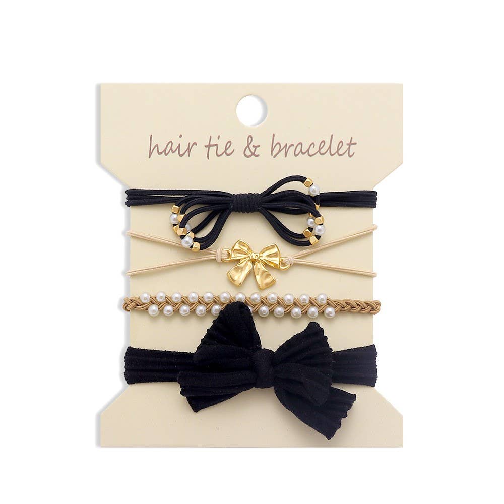 BOHO DUAL FUNCTION KNOT BRACELET HAIR TIES | 40BH105