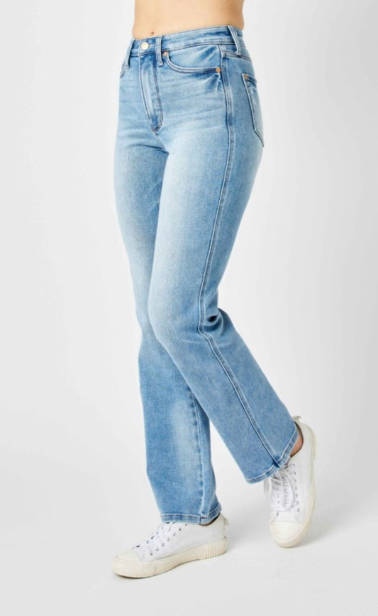 Judy Blue High Waist Tummy Control Straight Leg Jean