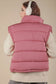High Neck Casual Comfy Puffer Vest