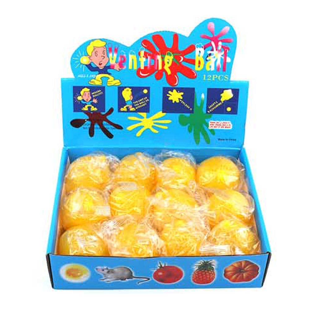 12PCS - Lemon Squeeze Squishy Stress Relief Toy