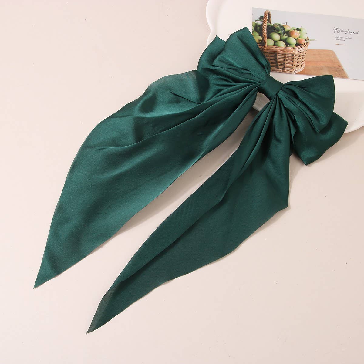 CWAHA1104_SIMPLE TEMPERAMENT BOW HAIR CLIP