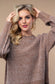 Brown Round Neck Sweater