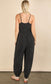 Mineral Washed Cotton Jumpsuit