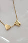 18K STAINLESS STEEL TARNISH FREE INITIAL NECKLACE | 40NK9440