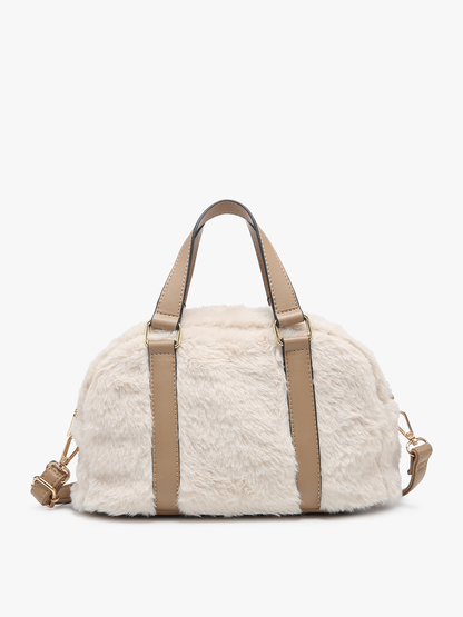 JN2381 Oslo Sherpa Boston Bag w/ Dual Handles