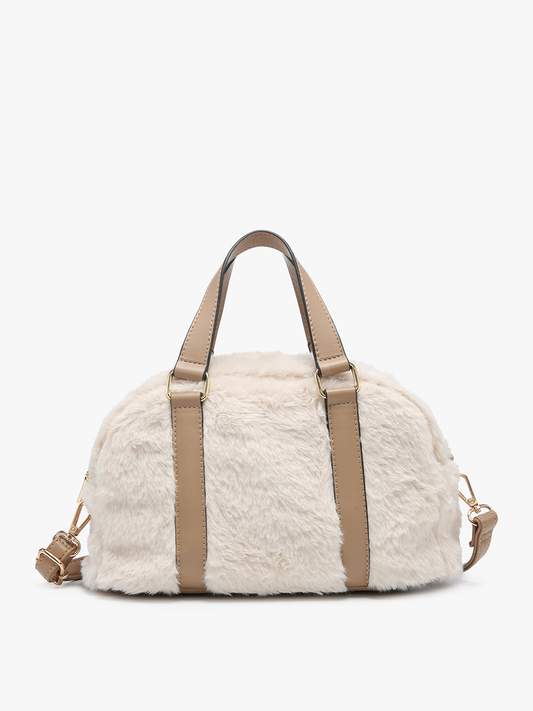 JN2381 Oslo Sherpa Boston Bag w/ Dual Handles