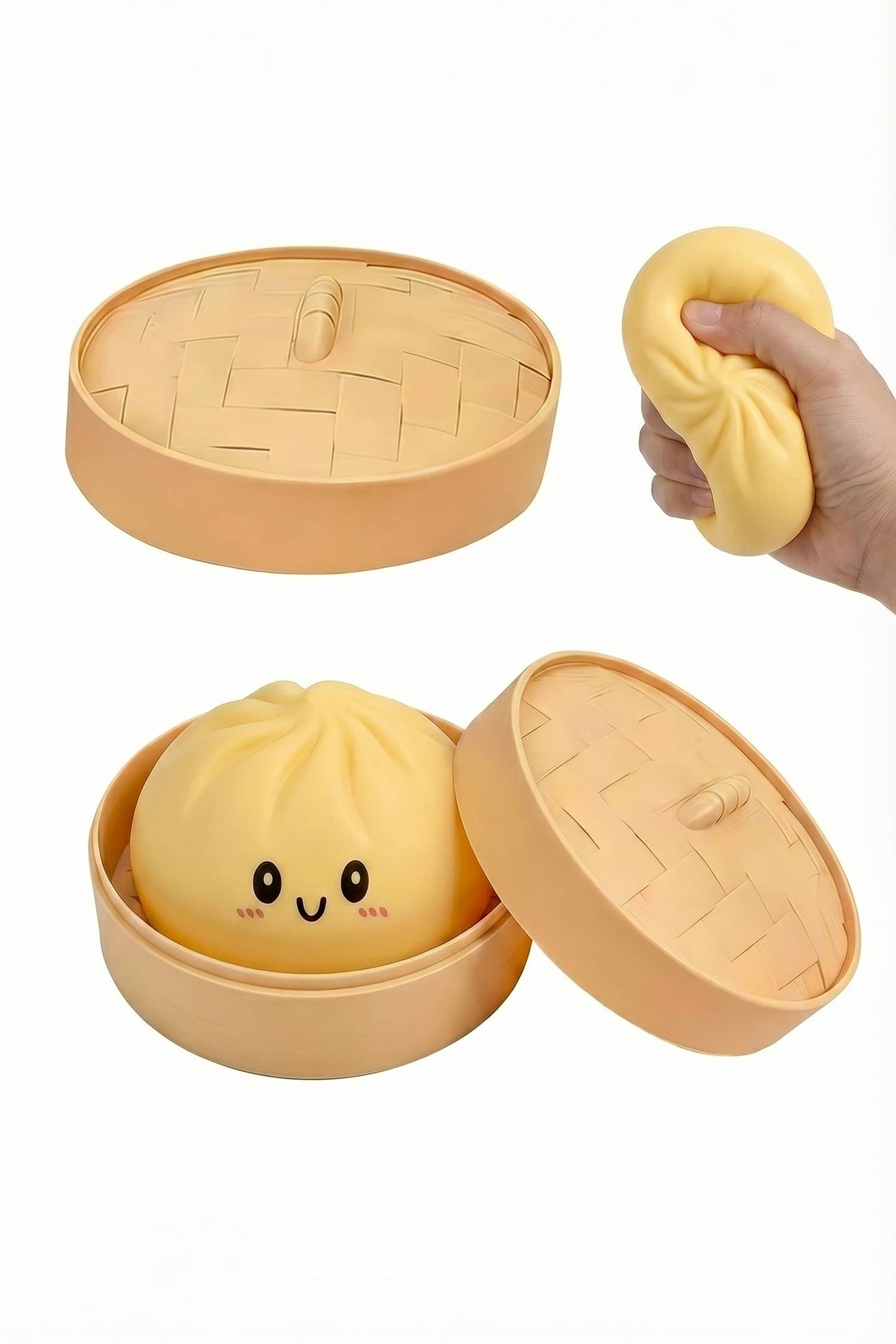 Cute Dumpling Squishy Stress Relief Squeeze Toy