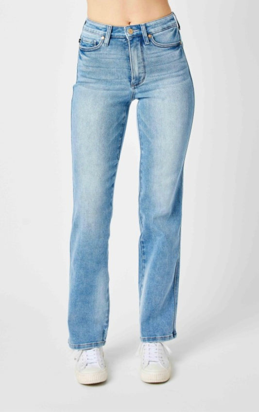 Judy Blue High Waist Tummy Control Straight Leg Jean