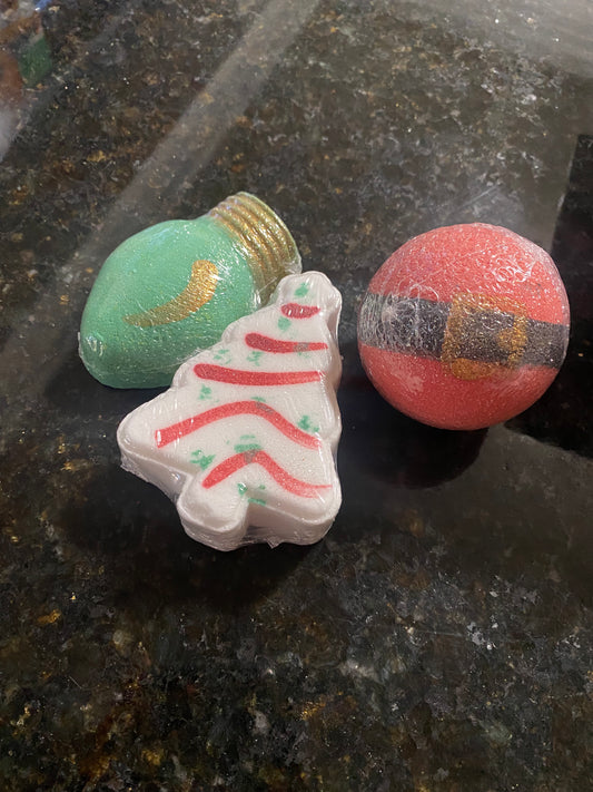 Holiday bath bomb collection