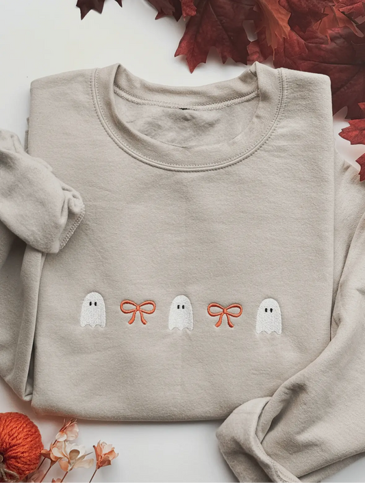 Ghost Bow Coquette Crew