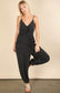 Mineral Washed Cotton Jumpsuit