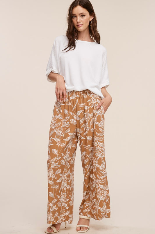 Printed Palazzo Pants