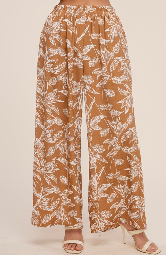 Printed Palazzo Pants