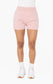 Fleece Ribbed Waistband Lounge Shorts