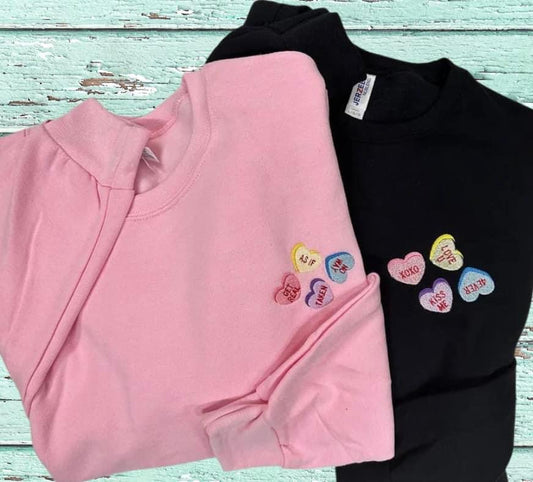 Embroider Valentine Crews