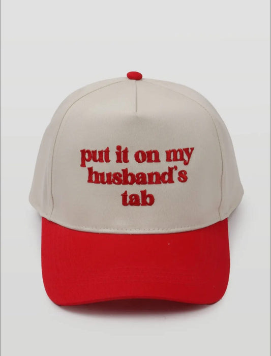 Put it on my Husbands Tab