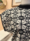 Geometric Pattern Short Sleeve Sweater