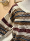 Multi Colored Crochet Sweater