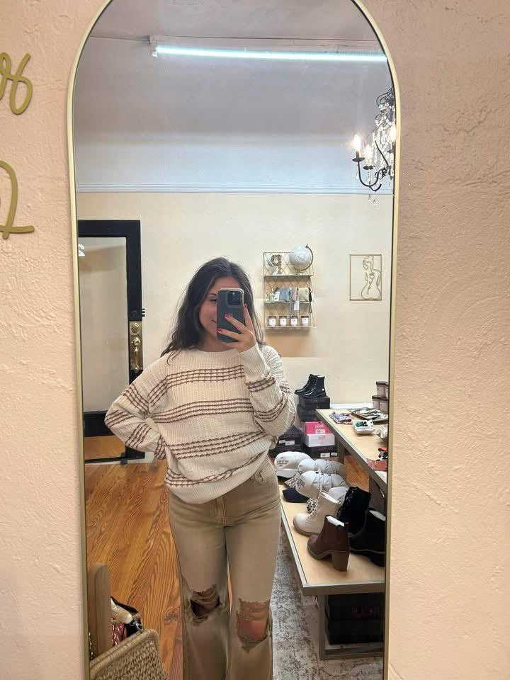 Distressed cropped jeans