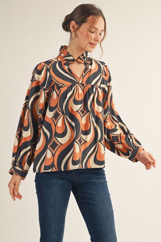 Geometric Blouse