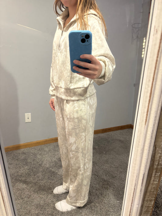 Penelope Loose Fit Half Zip Pullover & Pants - Set