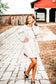 Collared Neck Tie Waist Long Sleeve Buttoned Dress