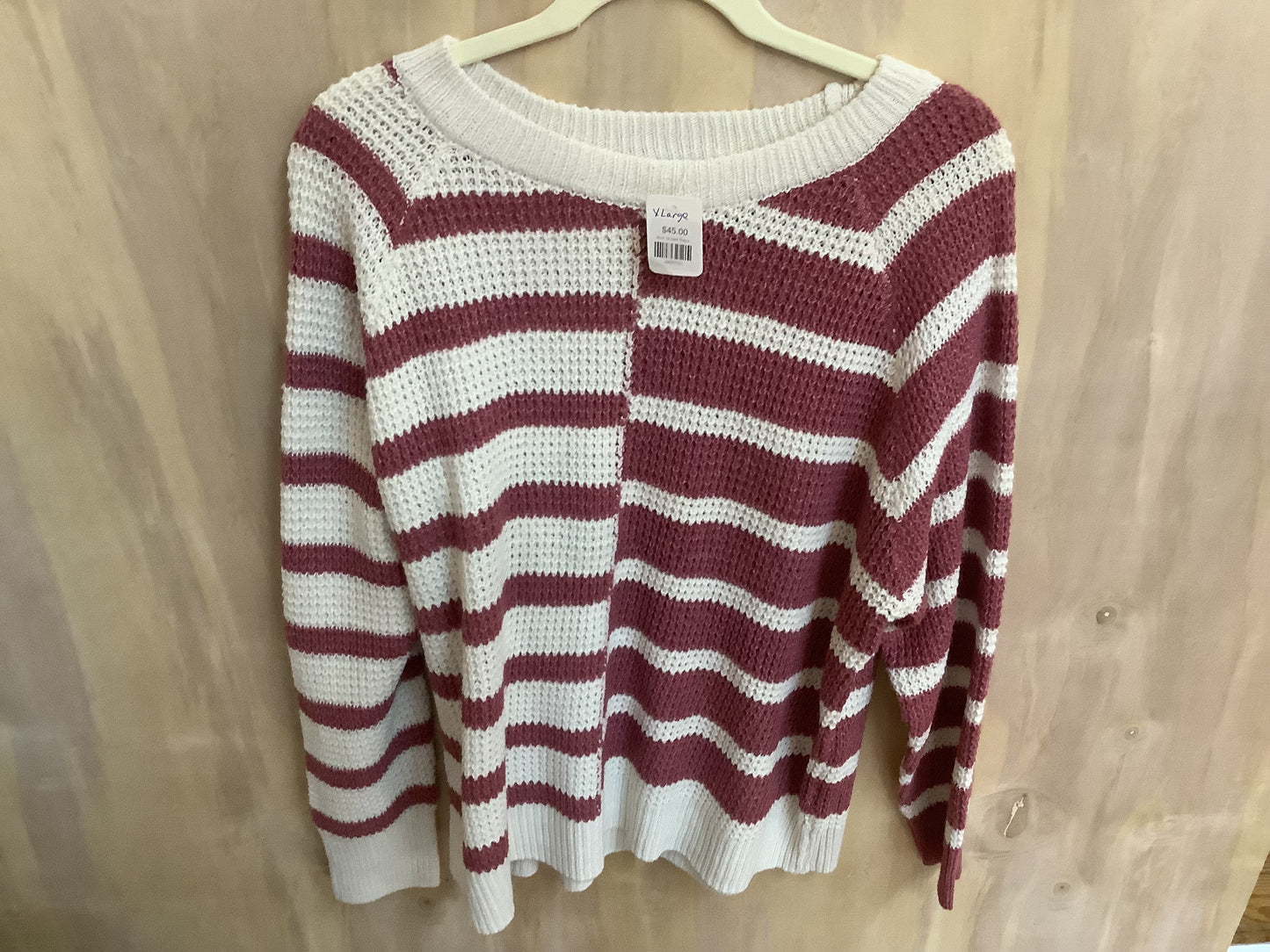 Multi Striped Raglan Sleeve Sweater