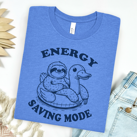 Energy Saving Mode Graphic Tee