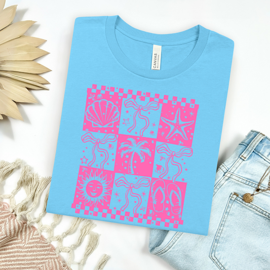 Beach Square Graphic Tee