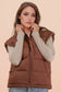 High Neck Casual Comfy Puffer Vest