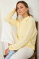 EXPOSED SEAM LONG SLEEVE TEXTURED KNIT POLO