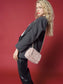 JN2409 Sofia Sherpa Crossbody w/ Chain Strap