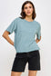 Blank Mineral Washed Long Cropped T-Shirt