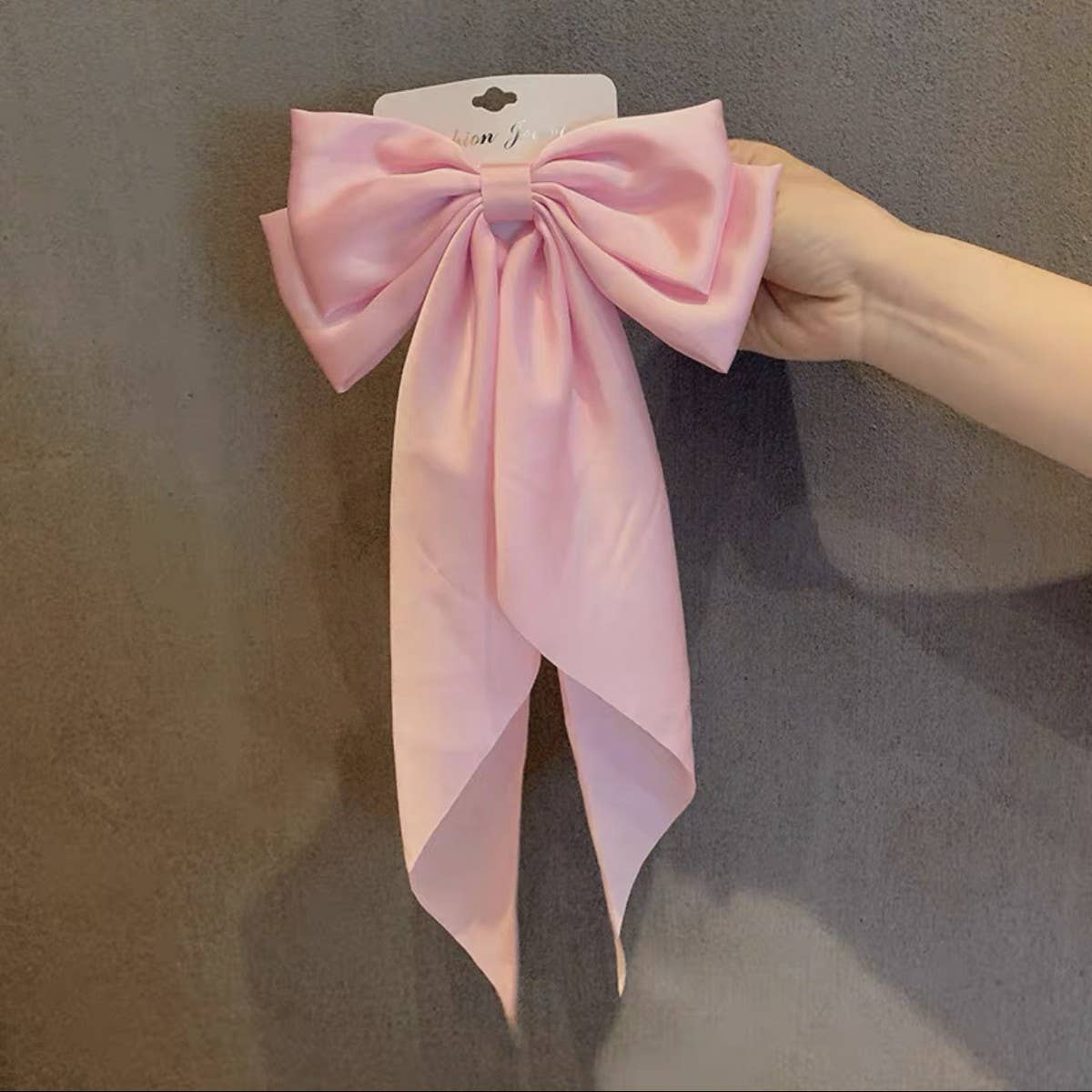 CWAHA1104_SIMPLE TEMPERAMENT BOW HAIR CLIP