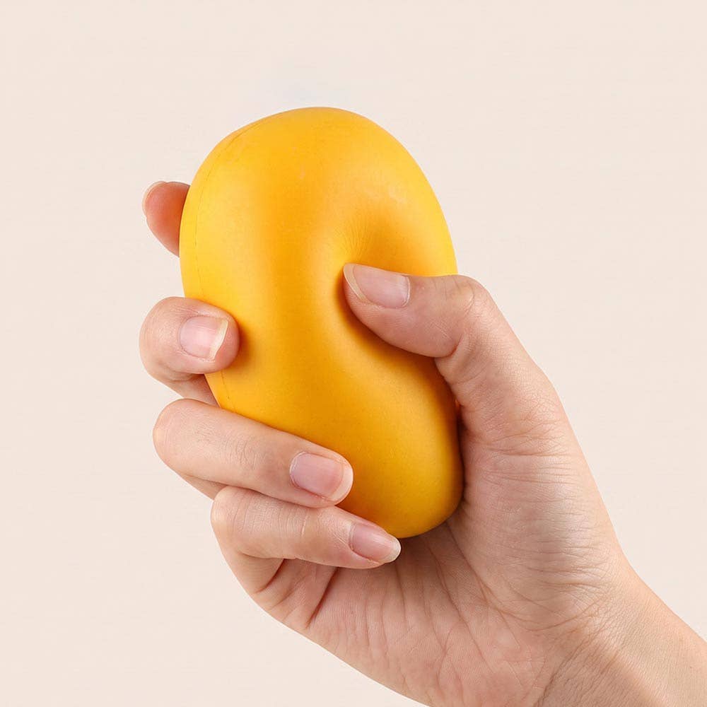 12PCS - Mango Squeeze Squishy Stress Relief Toy