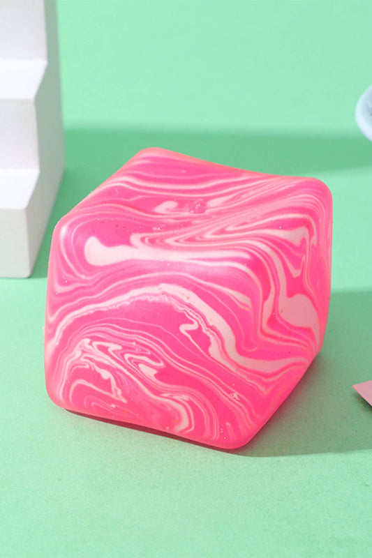 Glitter Cube Stress Relief Squeeze Toy