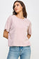 Blank Mineral Washed Long Cropped T-Shirt