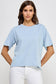 Blank Mineral Washed Long Cropped T-Shirt