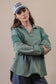 Mineral Washed Oversized French Terry Knit Top