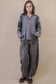 Mineral Washed Oversized French Terry Knit Top