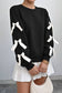 CWTBLL4035_RED BOW CREWNECK CHRISTMAS SWEATSHIRT