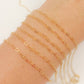 A35F/SPGF. 14K Gold Filled Flat Heart Link Chain