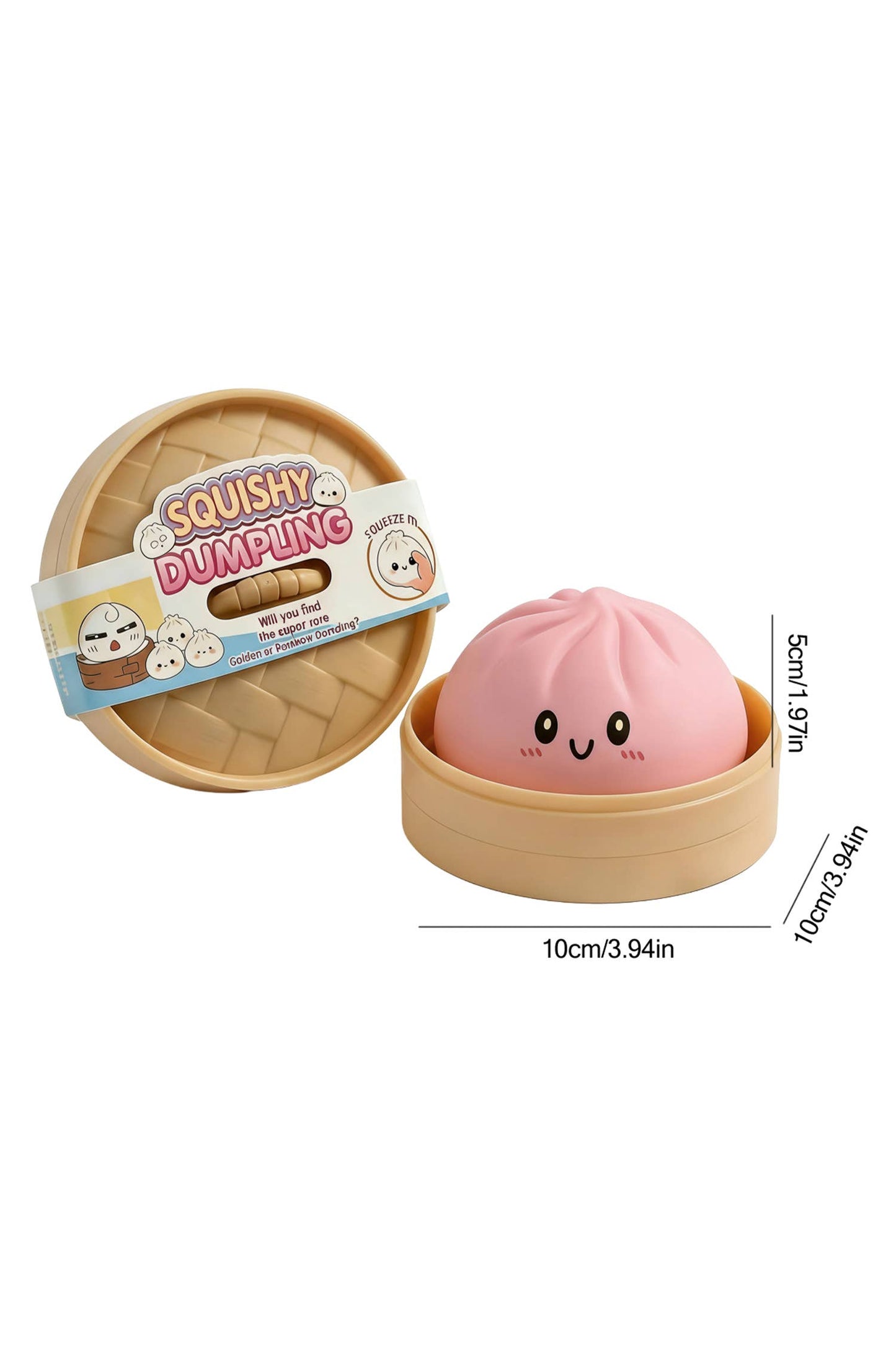 Cute Dumpling Squishy Stress Relief Squeeze Toy