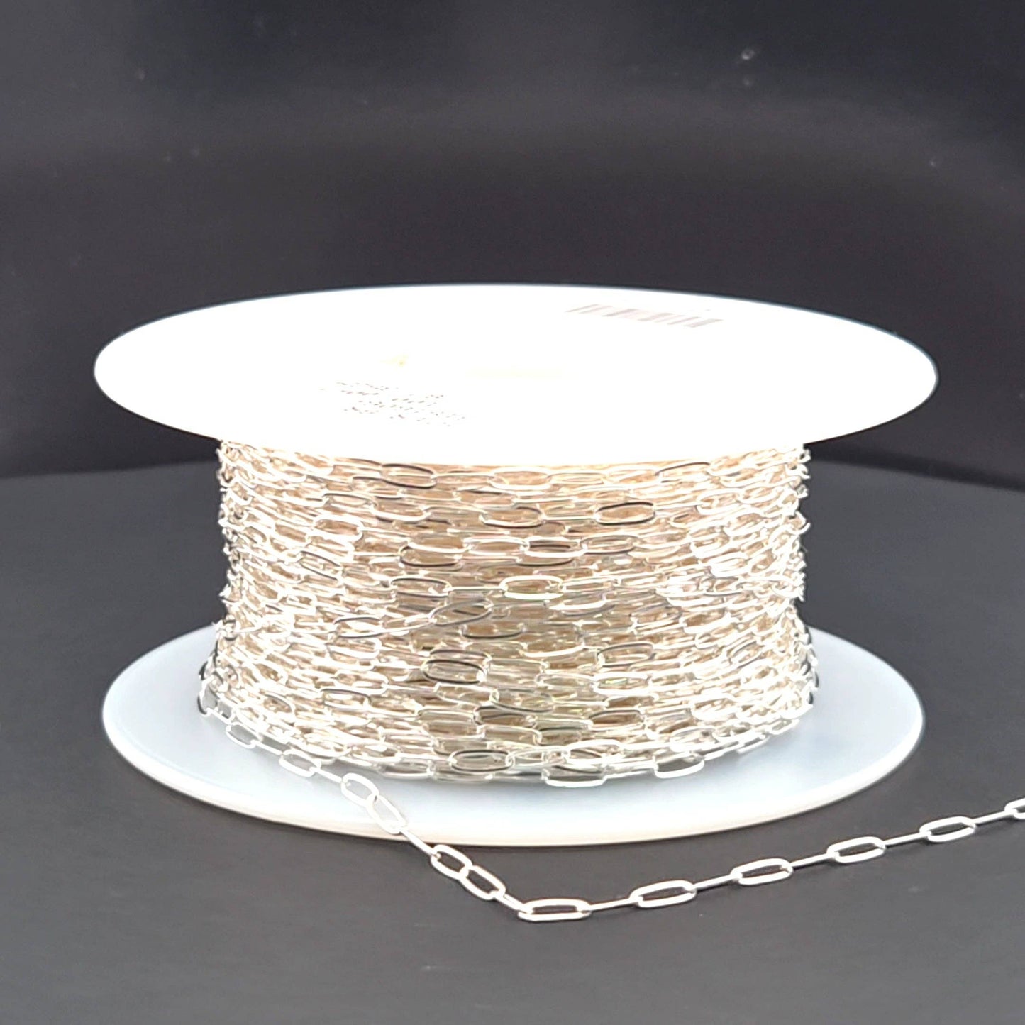 1606FSS. Sterling Silver Flat Paperclip Chain