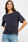 Blank Mineral Washed Long Cropped T-Shirt