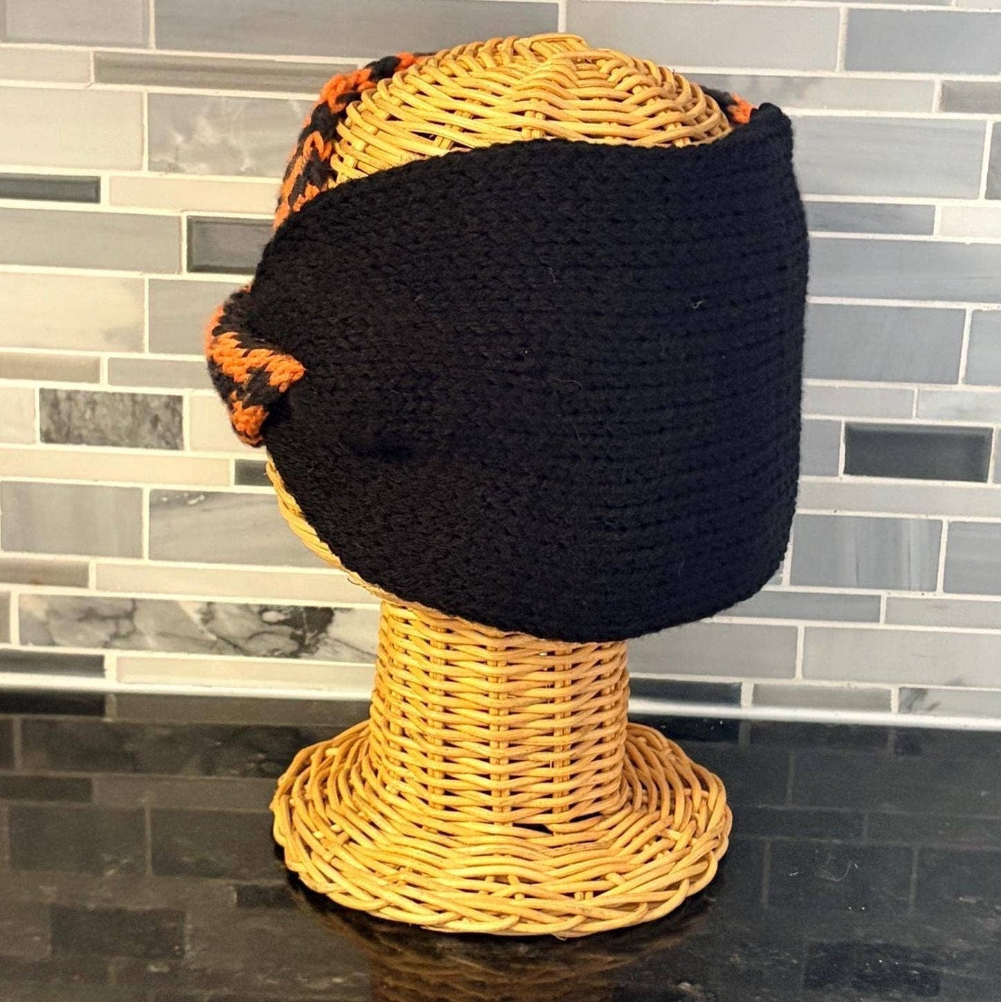 Tiger Stripe Knit Twist Headband | Cincinnati Team Spirit