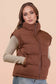 High Neck Casual Comfy Puffer Vest