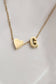 18K STAINLESS STEEL TARNISH FREE INITIAL NECKLACE | 40NK9440