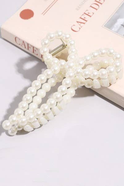 PEARL HAIR CLAW CLIPS | 40H736