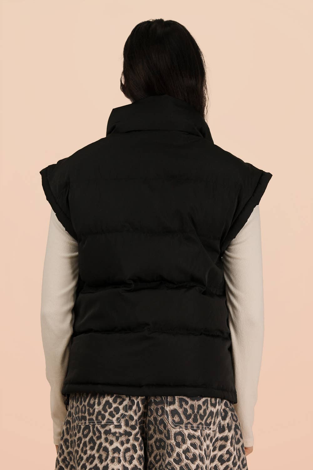 High Neck Casual Comfy Puffer Vest